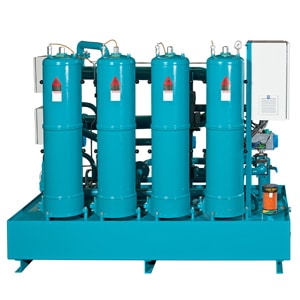 mobile oil care systems for gear flushing