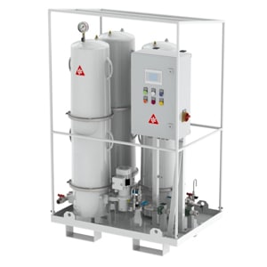 Fluid care and dewatering system for insulating oil, tap changer oil, oil care systems