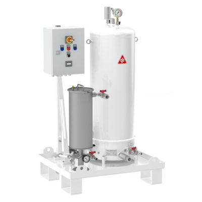 Feinfilteranlage zur Ölfiltration bei Ölabschreckbecken