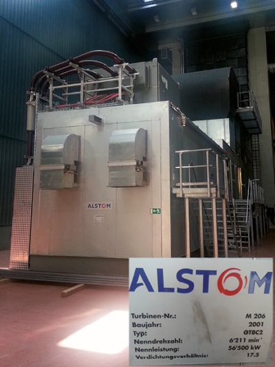 Gasturbine ALSTOM Typ GT8C2