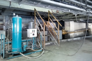 Getriebeöl-Filtration mit CJC Schmierölfilter, Feinmühle, Zementwerk