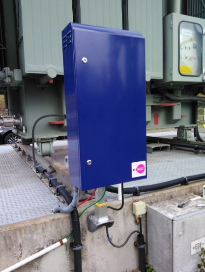 sipp-node-trafowanne-entwaesserung automatic drainage system, transformer tray, SIPP Node