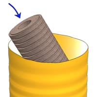 Smaltire la cartuccia filtrante CJC 15/25 utilizzata