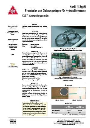 honoel_laeppoel-filtration-aufbereitung_asin5103 Anwendungsstudie, Schmieröl pflegen, Fest-Los-Lagerung, Zementmühle