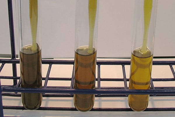 hydrauliköl-filtration im nebenstrom bei schmiedehämmern, oelproben