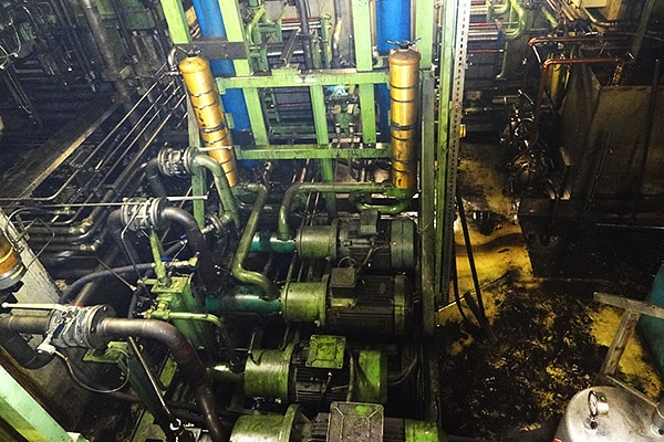 Maschinenraum Schmiedepresse