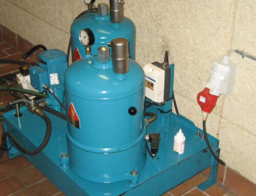Gasmotorenöl, Biogasmotor MAN 2842, Blockheizkraftwerk
