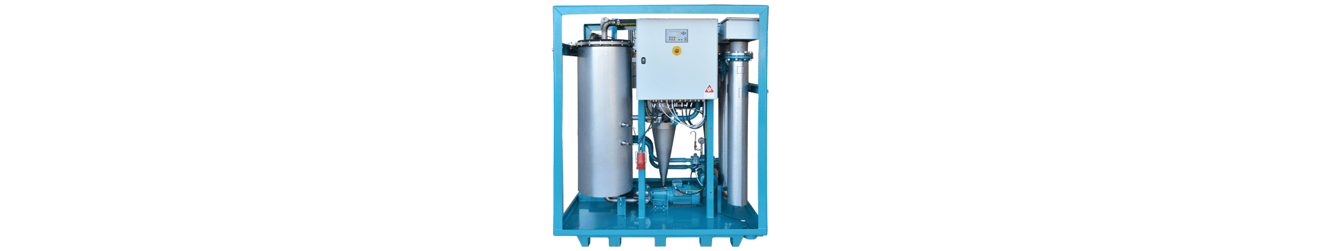 Desorber D40, desorption, separation of water from oil, water separation