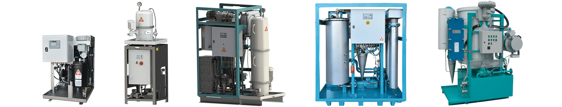 Desorber und Desorber-Filter-Units, Trocknung von Ölen, Trocknung und Feinfiltration