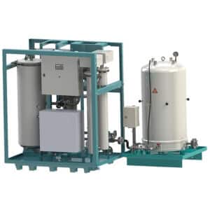 Desorber-Filter-Unit D40CU, oil dewatering, oil re-treatment