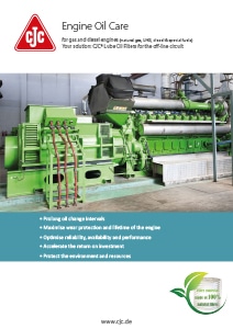 Brochure, Engine Oil Care, gas engines, diesel engines