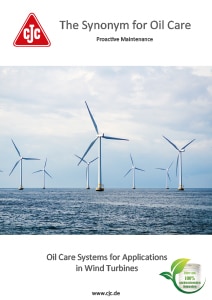 Brochure, Oil Care in wind turbines