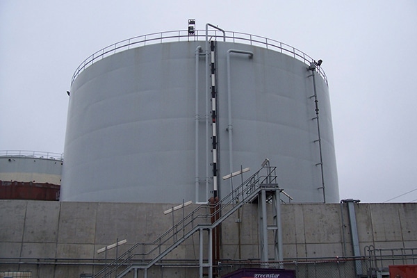 lagertank, gasturbine