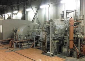 Gegendruck-Dampfturbine SIEMENS, turbinenöl-filter