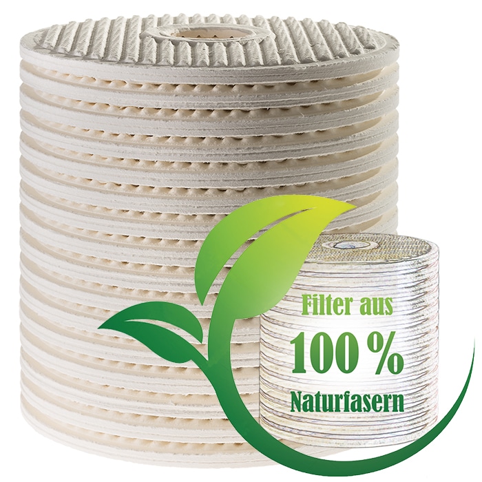 CJC Feinfilterpatronen und Tiefenfilterpatronen für Ölpflegesysteme und Fluidpflegesysteme